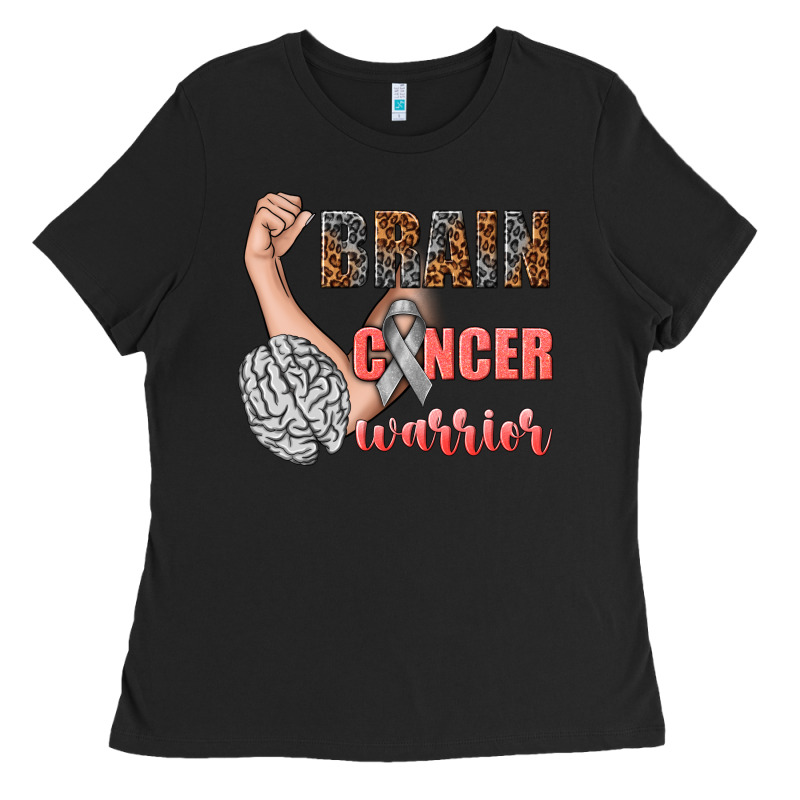 Brain Cancer Warrior Ladies Tee by texasbilliewilder | Teevron