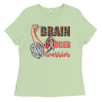 Matcha brain cancer warrior Ladies Tee - texasbilliewilder