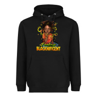 Black feeling blacknificent Heavyweight Hoodie - NancyCooperArtShop