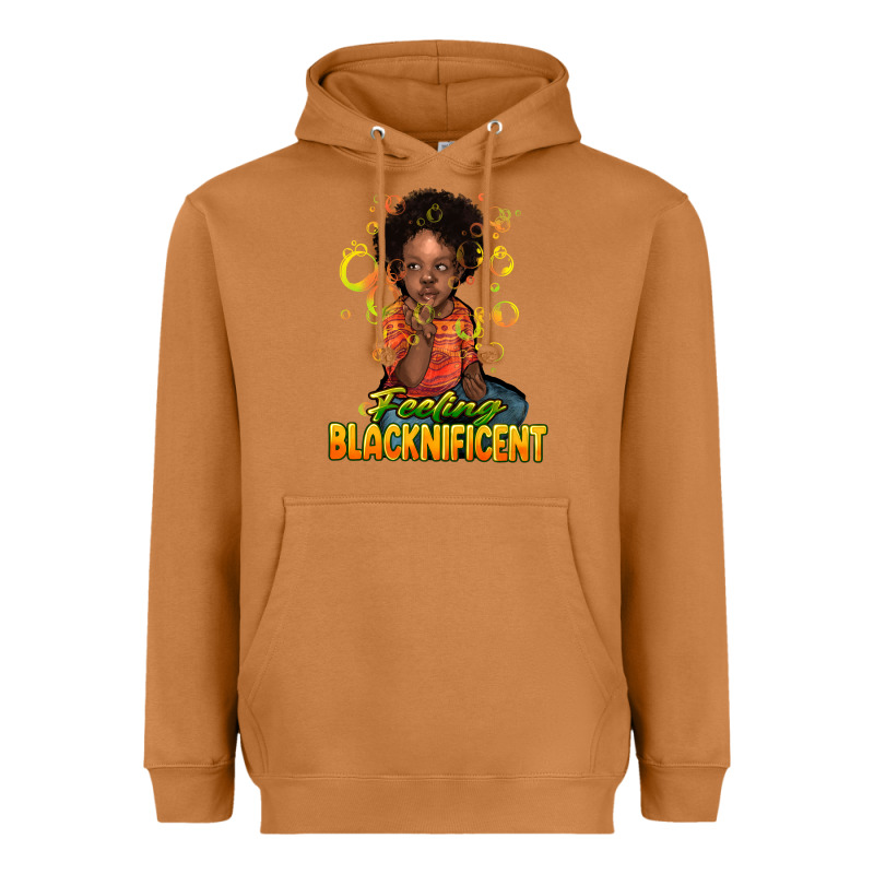 Feeling Blacknificent Heavyweight Hoodie by NancyCooperArtShop | Teevron