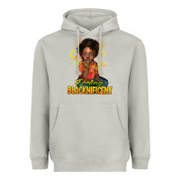 Moon Dust feeling blacknificent Heavyweight Hoodie - NancyCooperArtShop