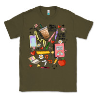 Army Green can't talk right now doing teacher stuff Classic Tee - MaliasSmallBusiness