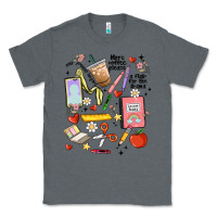 Charcoal Heather can't talk right now doing teacher stuff Classic Tee - MaliasSmallBusiness