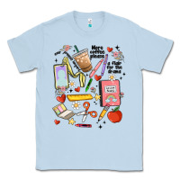 Dusty Blue can't talk right now doing teacher stuff Classic Tee - MaliasSmallBusiness