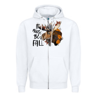 It Moose Be Fall Zipper Hoodie | Teevron