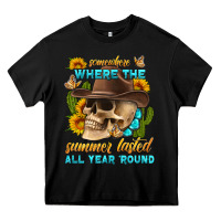 Black somewhere where the summer lasted all year 'round Heavy Core Tee - HRA Design Shop