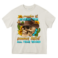 Cream somewhere where the summer lasted all year 'round Heavy Core Tee - HRA Design Shop