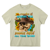 Somewhere Where The Summer Lasted All Year 'round Heavy Core Tee | Teevron