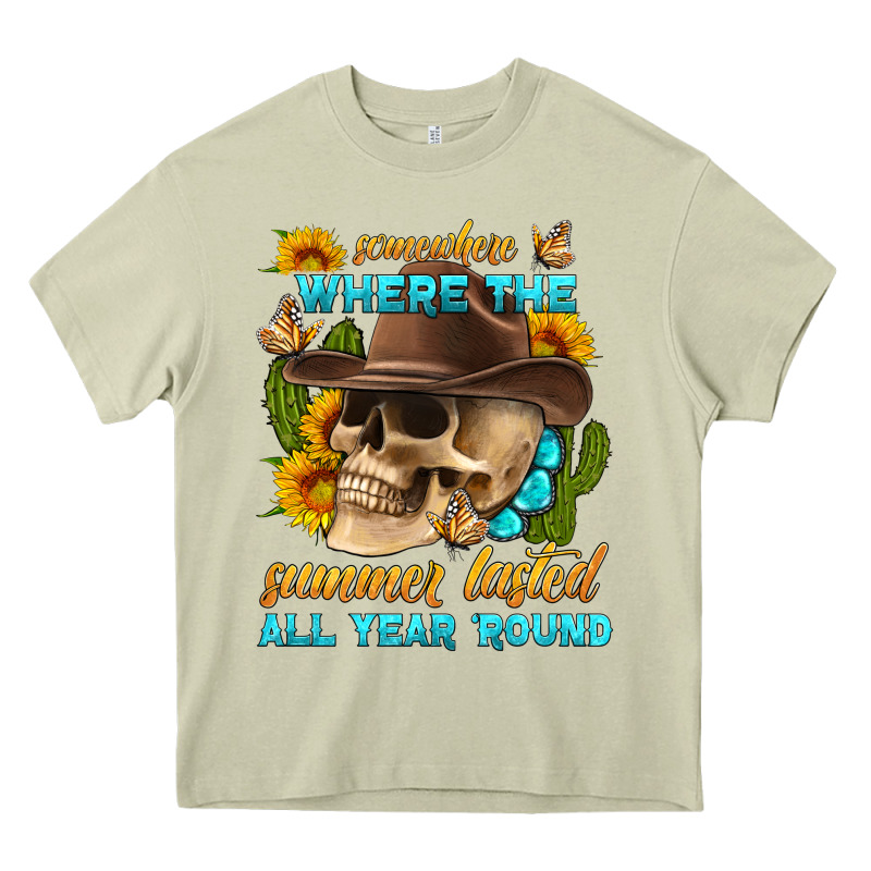 Somewhere Where The Summer Lasted All Year 'round Heavy Core Tee by HRA Design Shop | Teevron
