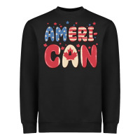 Black American Heavyweight Sweatshirt - MaliasSmallBusiness