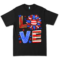 Black love america sunflower Premium Tee - HRA Design Shop
