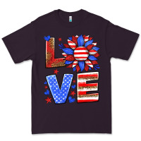 Plum love america sunflower Premium Tee - HRA Design Shop