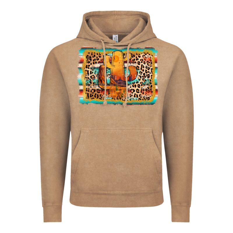 Cactus Western Leopard Vintage Hoodie by AdoDesignShop | Teevron