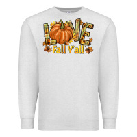 Oatmeal Heather Love Fall Y'all Premium Sweatshirt - texasbilliewilder