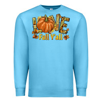 Love Fall Y'all Premium Sweatshirt | Teevron