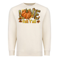 Sandshell Love Fall Y'all Premium Sweatshirt - texasbilliewilder