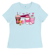 Baby Blue volleyball coffee cups Ladies Tee - Zillion Design Studio