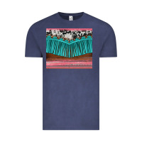 Vintage Denim western fringe cowhide leopard Vintage Tee - BarkalooDesign