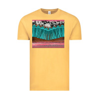 Vintage Mustard western fringe cowhide leopard Vintage Tee - BarkalooDesign