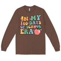 Chestnut in my 100 days of school era Long Sleeve Tee - MaliasSmallBusiness