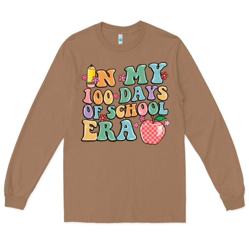 In My 100 Days Of School Era Long Sleeve Tee by MaliasSmallBusiness | Teevron