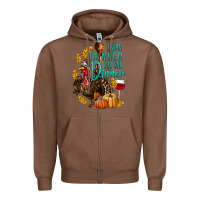 Chestnut I Was Thinner Before Dinner Turkey Thanksgiving Zipper Hoodie - LillyAllenDesigns