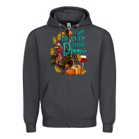 Smoke I Was Thinner Before Dinner Turkey Thanksgiving Zipper Hoodie - LillyAllenDesigns