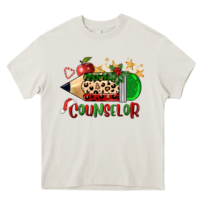 Christmas Counselor Pencil Heavy Core Tee by FaDigitalArtStudio | Teevron