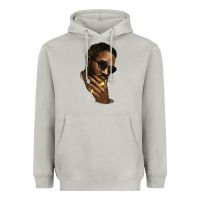 Moon Dust black man Heavyweight Hoodie - NancyCooperArtShop