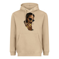 Mushroom black man Heavyweight Hoodie - NancyCooperArtShop