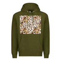 Army Green leopard Premium Hoodie - TumblerDesignByShophia