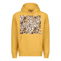 Mustard leopard Premium Hoodie - TumblerDesignByShophia