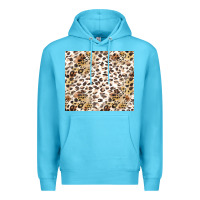 Ocean Blue leopard Premium Hoodie - TumblerDesignByShophia