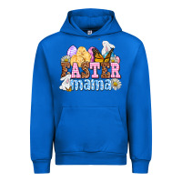 Cobalt Easter mama Urban Hoodie - OliviaCreatesArt