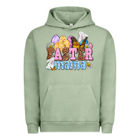 Pigment Oil Green Easter mama Urban Hoodie - OliviaCreatesArt