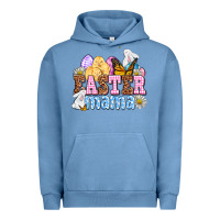 Pigment Pebble Blue Easter mama Urban Hoodie - OliviaCreatesArt