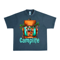 Midnight Navy camp life camp backpack Urban Heavy Tee - AdoDesignShop