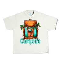 Pistachio camp life camp backpack Urban Heavy Tee - AdoDesignShop