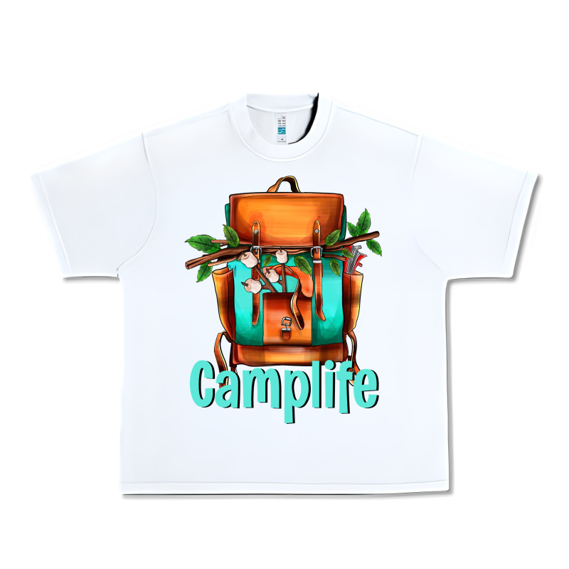Camp Life Camp Backpack Urban Heavy Tee by AdoDesignShop | Teevron