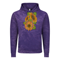 Cloud Purple sunflowers b Vintage Hoodie - Artiststas