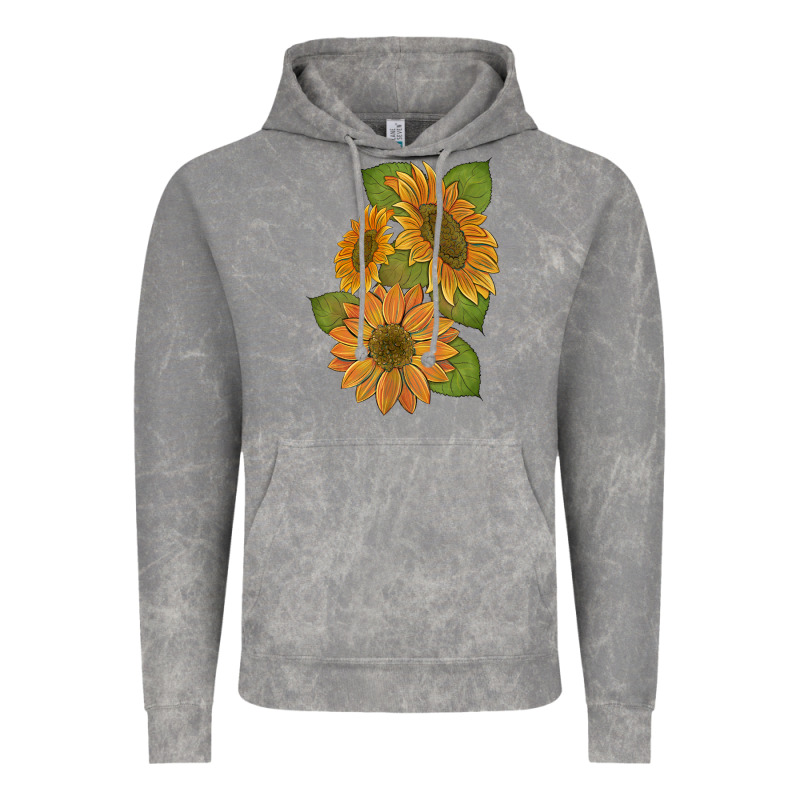 Sunflowers B Vintage Hoodie by Artiststas | Teevron