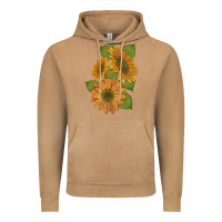 Vintage Camel sunflowers b Vintage Hoodie - Artiststas