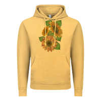 Vintage Mustard sunflowers b Vintage Hoodie - Artiststas
