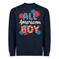 Navy all american boy Heavyweight Sweatshirt - MaliasSmallBusiness