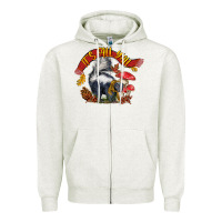 Oatmeal Heather It's Fall Y'all Skunk Zipper Hoodie - LillyAllenDesigns