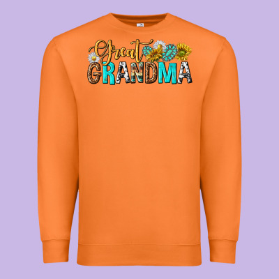 Western Great Grandma Premium Sweatshirt Designed By Texasbilliewilder