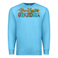 Ocean Blue Western Great Grandma Premium Sweatshirt - texasbilliewilder