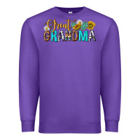 Purple Western Great Grandma Premium Sweatshirt - texasbilliewilder