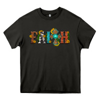 Asphalt faith with cross and sunflower Heavy Core Tee - HRA Design Shop