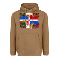 Toasted Coconut Mexican and Puerto Rico Flag Heavyweight Hoodie - texasbilliewilder
